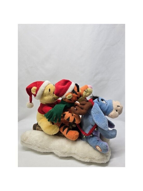 Gemmy Other - Gemmy Disney Winnie the Pooh Tigger Eeyore Christmas Sleigh Music/Motion Tested